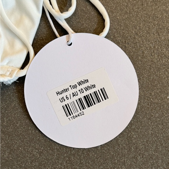 Princess Polly NWT White Hunter Cropped Corset Top Sz 6 - Picture 6 of 6